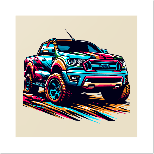 Ford Ranger Wall Art by Vehicles-Art